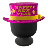 ニューイヤーシルクハットの画像