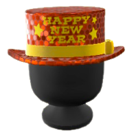 ニューイヤーシルクハットの画像