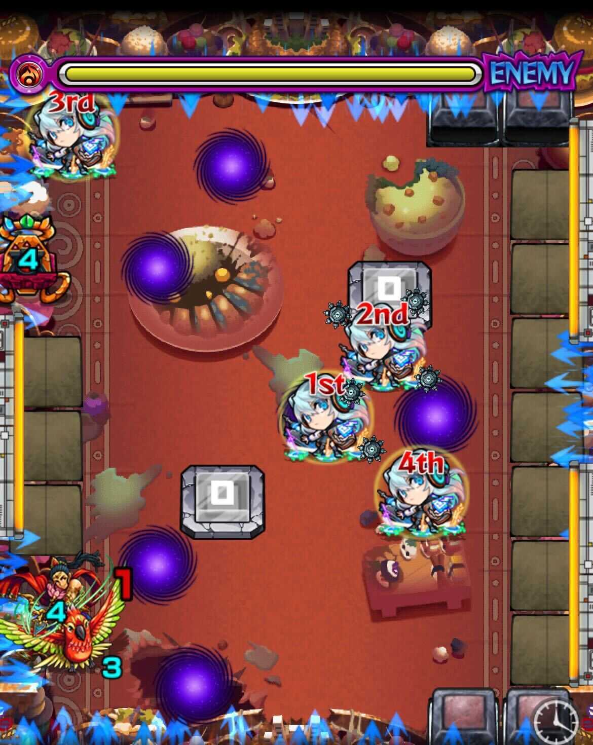 モンスト アビニベーシャ ステージ4 クロスドクロ処理後