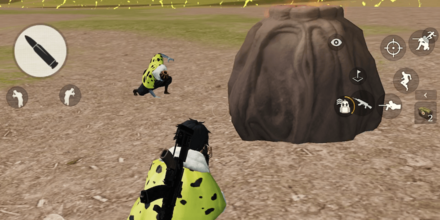 火山を出現させる