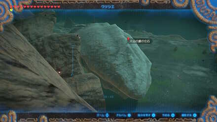 ブレワイの巨大クジラの化石攻略