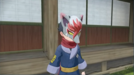 のろいぎつねの面