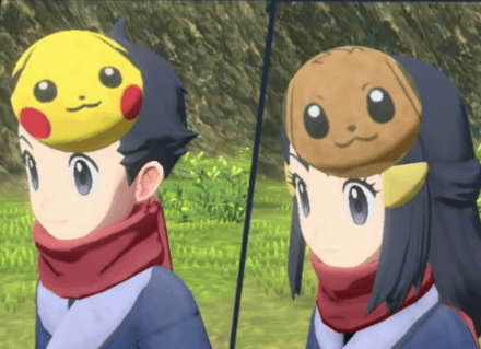 ピカブイ連動でお面が貰える