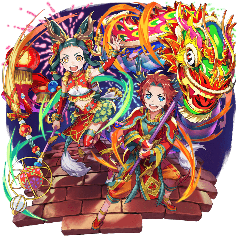 オセロニアの［吉祥の龍舞］龍麗＆香蘭の画像