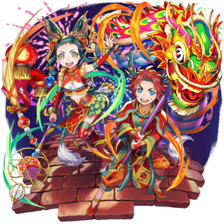 オセロニアの［吉祥の龍舞］龍麗＆香蘭の画像