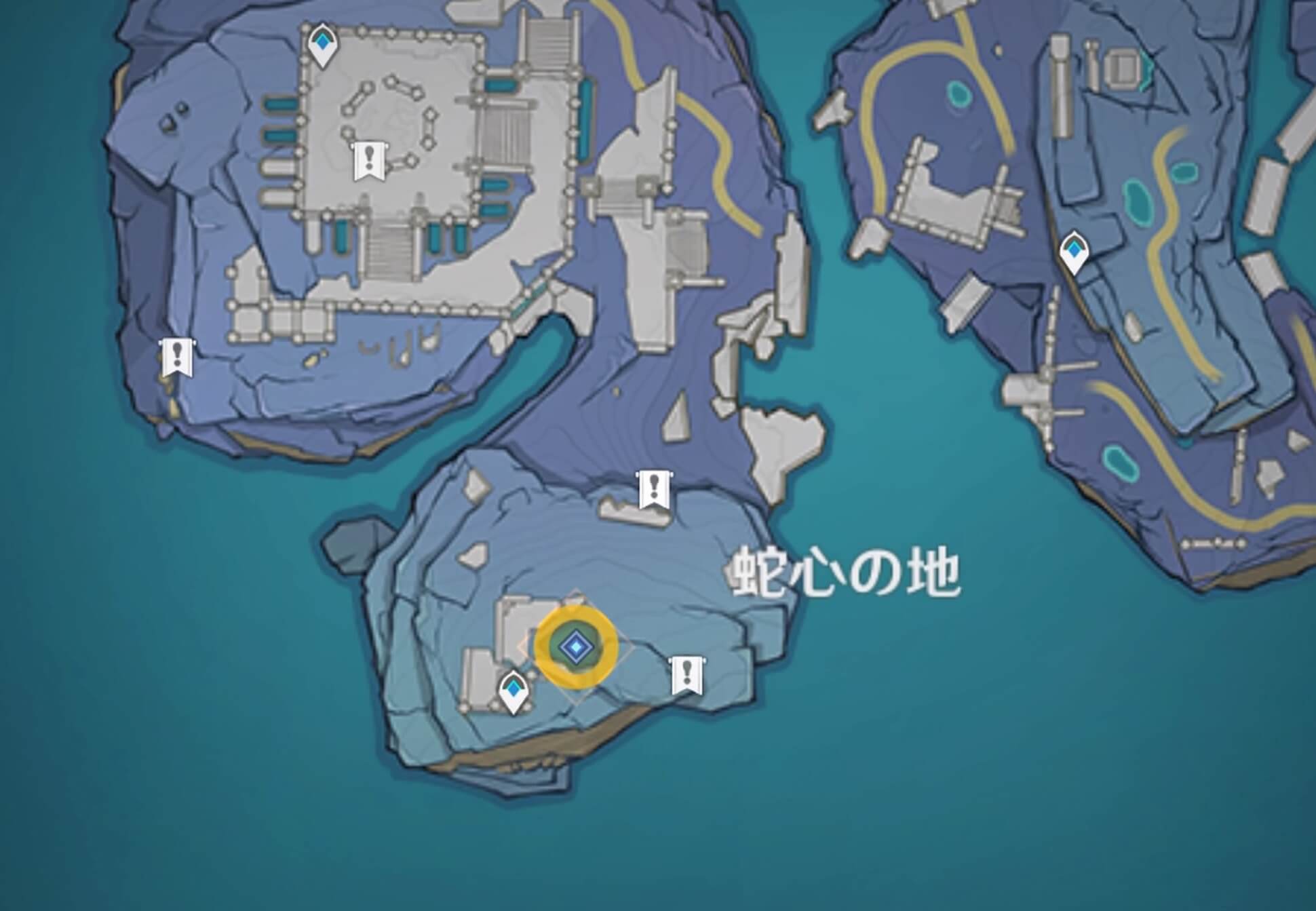 蛇心の地にある「天光の差し込む処」に向かう