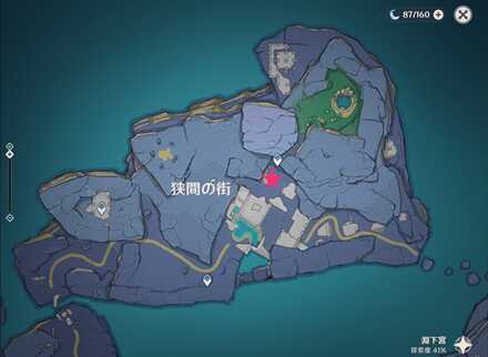 龍蛇宝帰集録のマップ