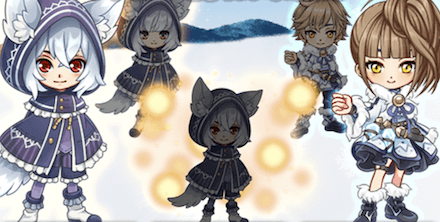 ミリモンのイベント「寒空の冬風」報酬