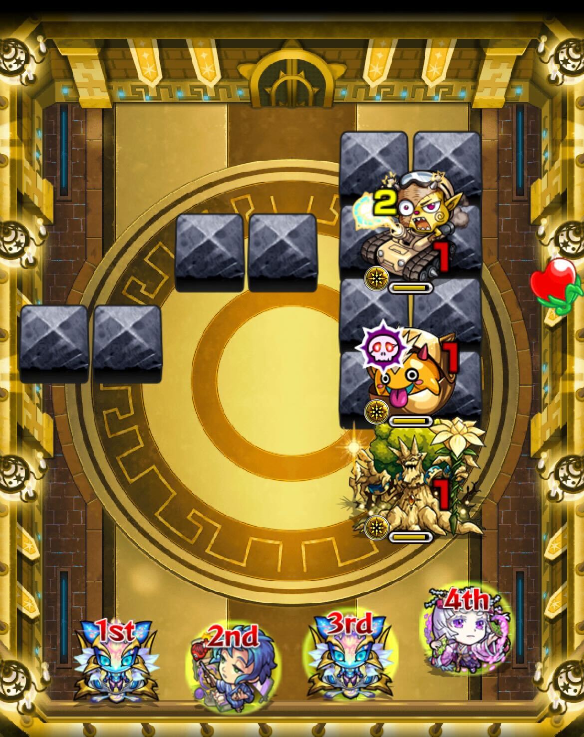 モンスト 栄冠の闘技場6-4 ステージ1