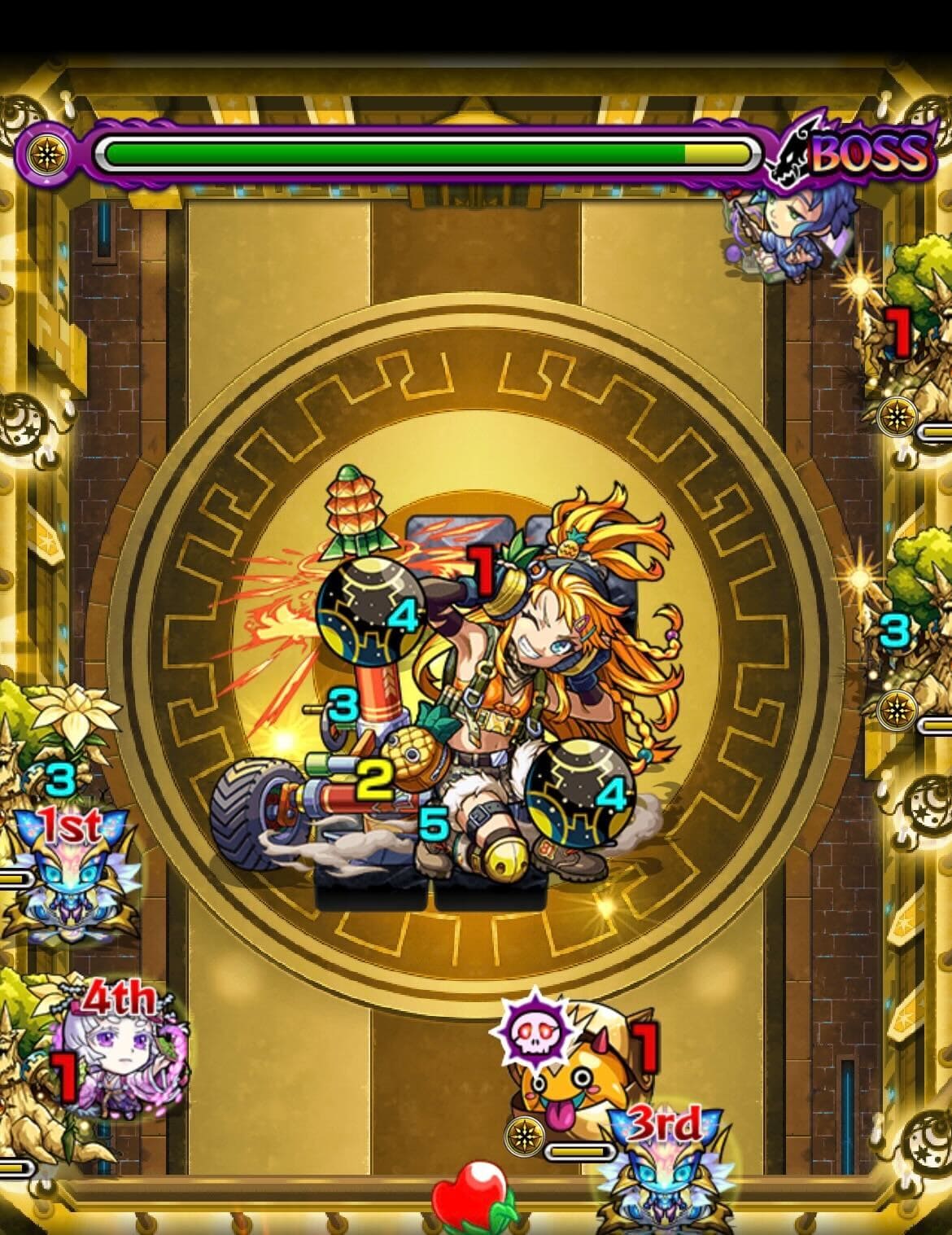 モンスト 栄冠の闘技場6-4 ボス2