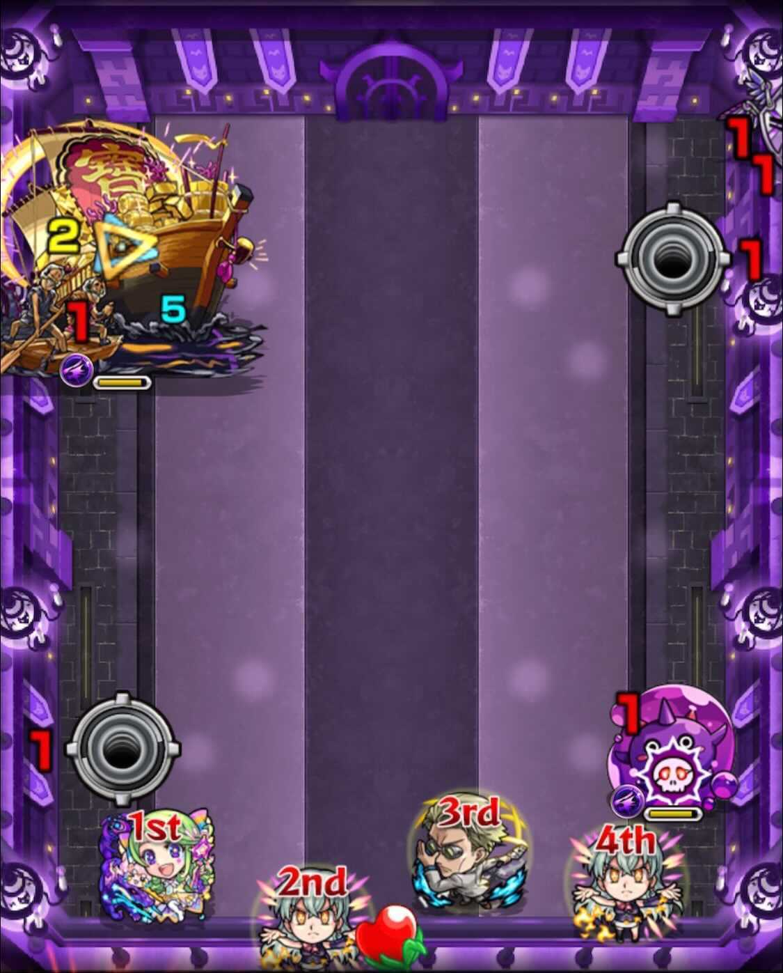 モンスト 栄冠の闘技場 6-5 ステージ1
