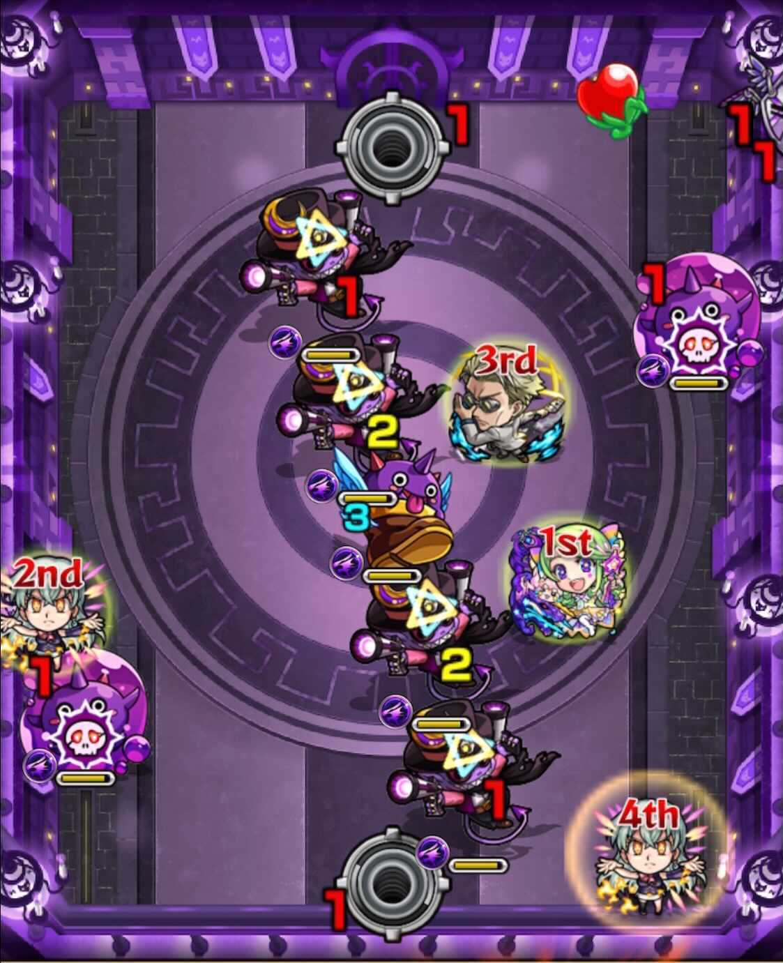モンスト 栄冠の闘技場 6-5 ステージ2