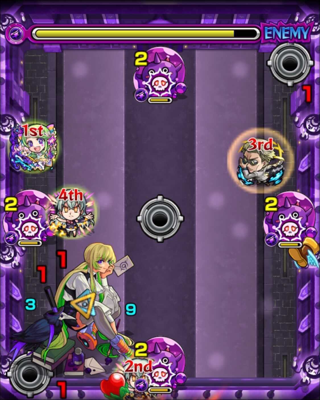 モンスト 栄冠の闘技場 6-5 ステージ3