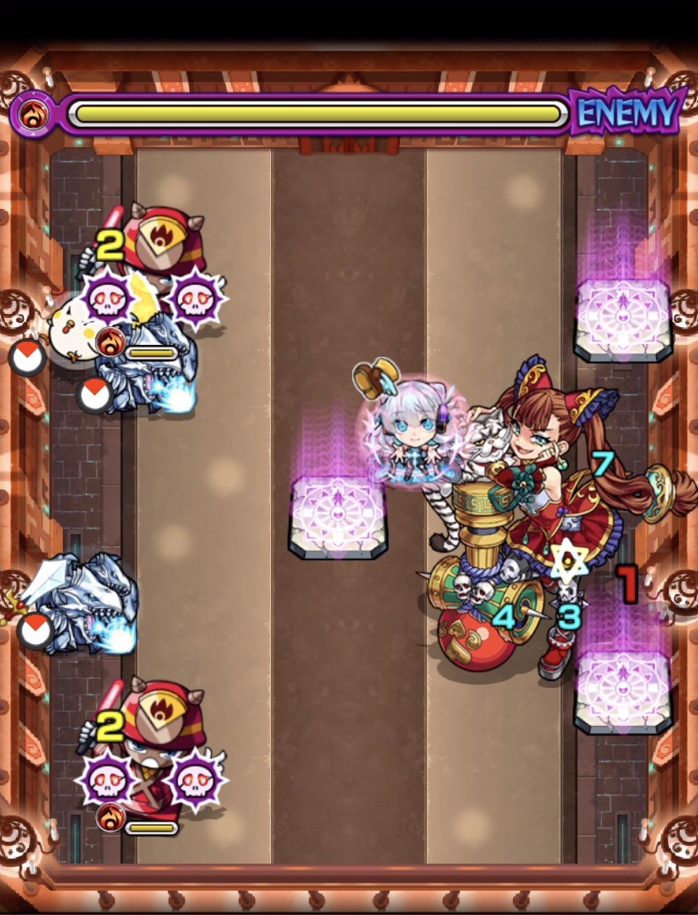 モンスト 栄冠の闘技場6-1ステージ3