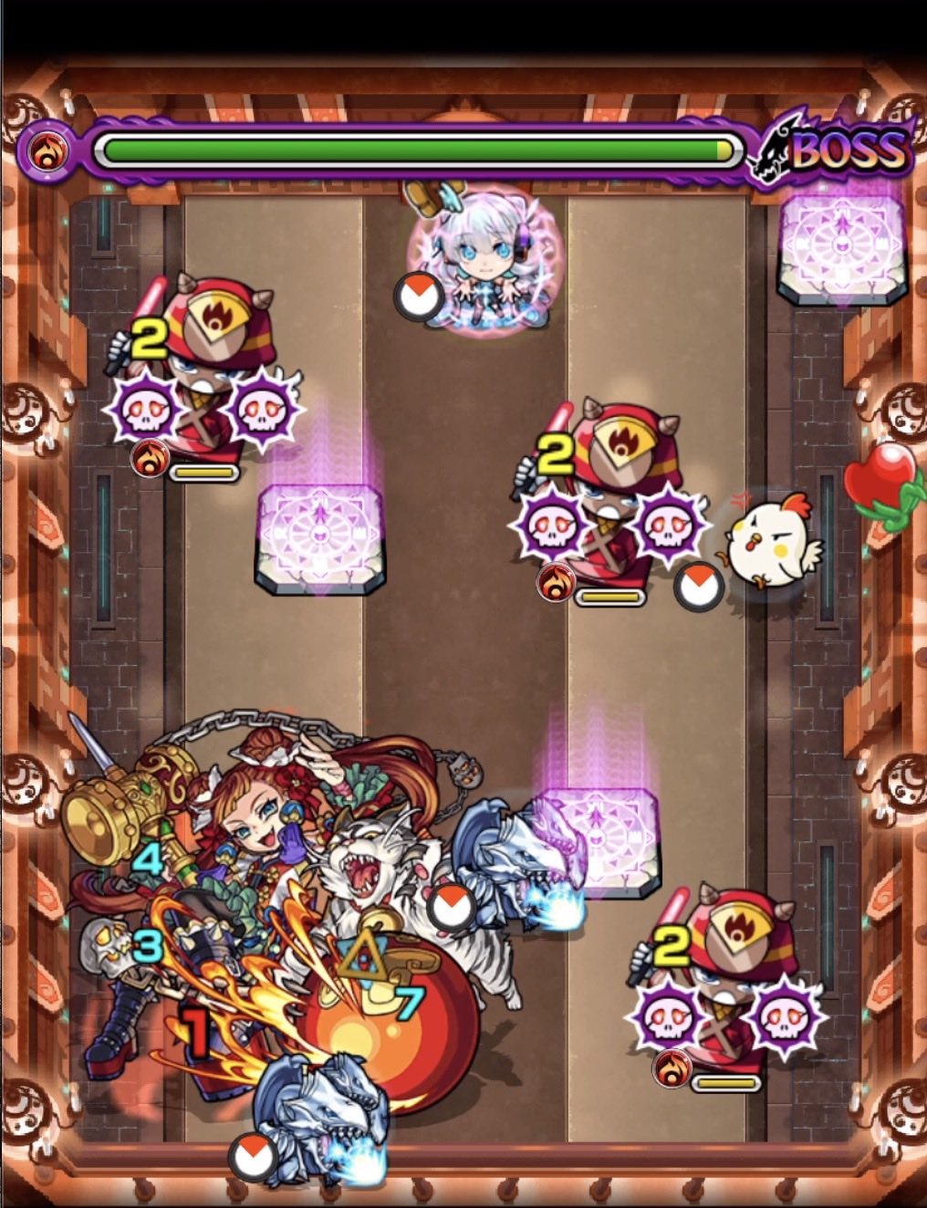 モンスト 栄冠の闘技場6-1ボス2