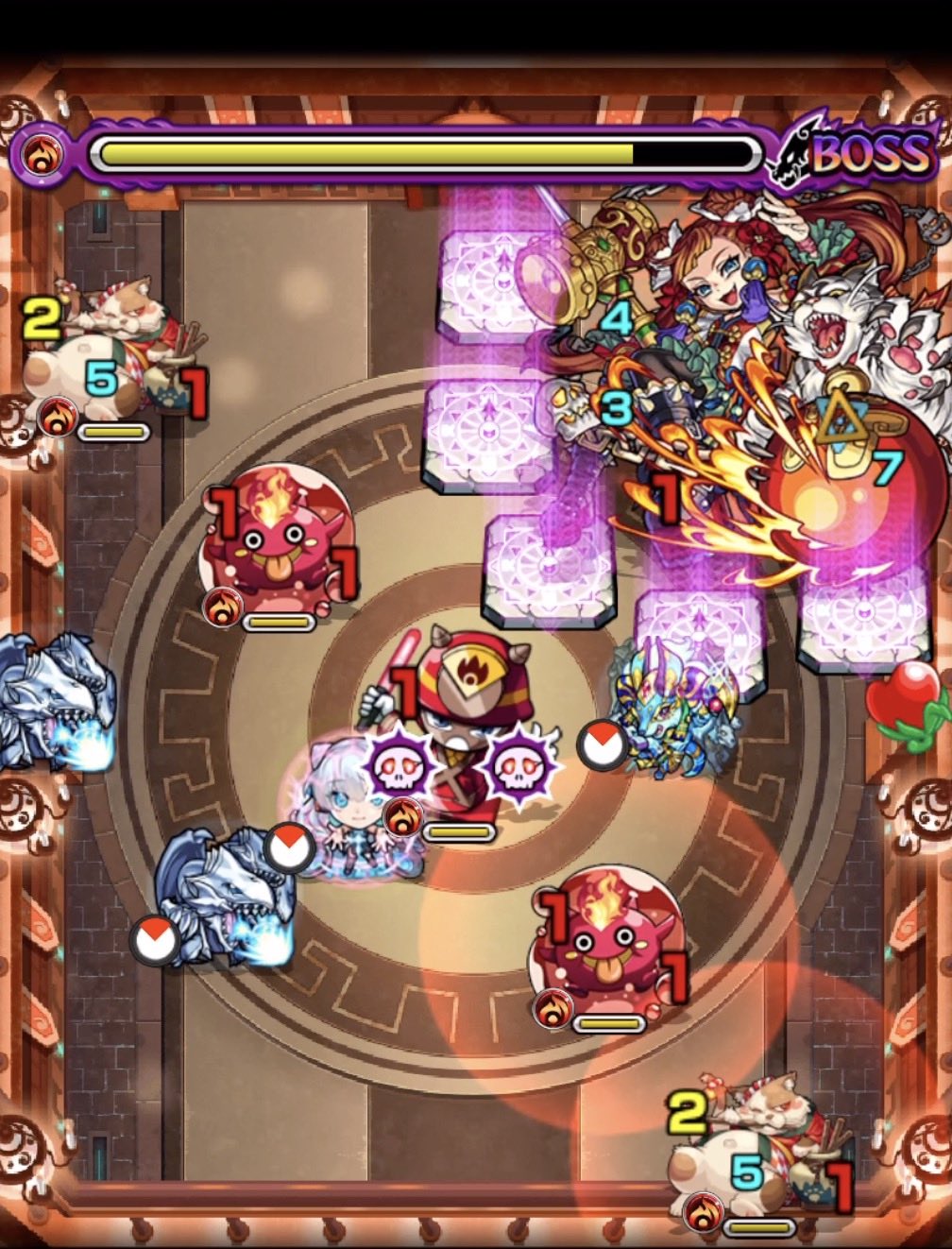 モンスト 栄冠の闘技場6-1ボス3