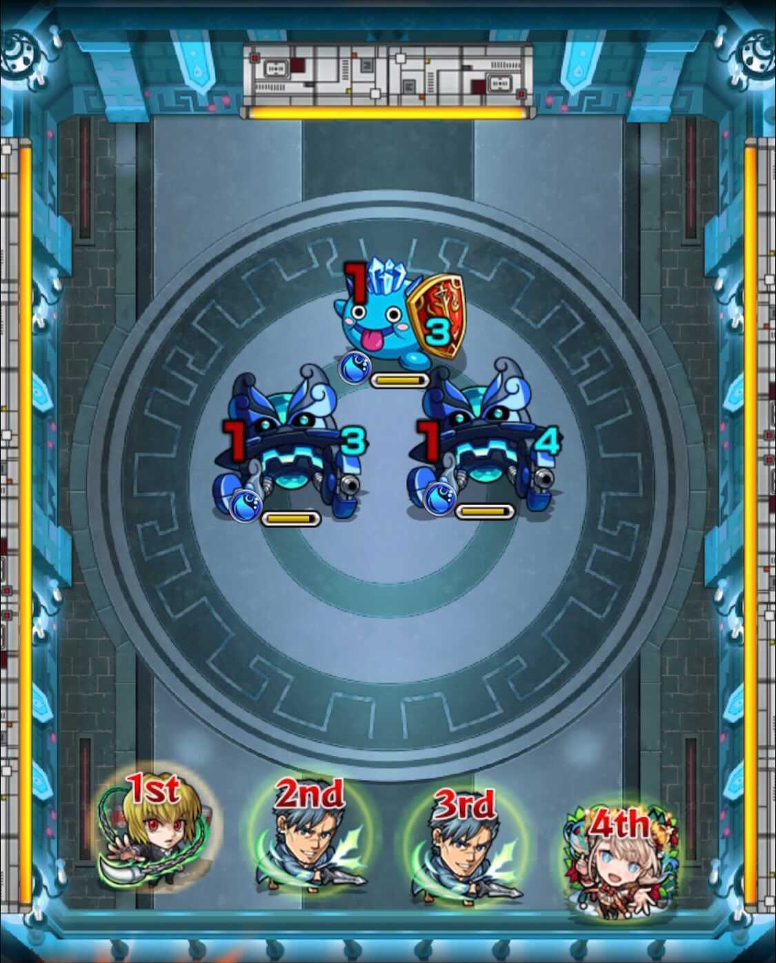 モンスト 栄冠の闘技場 メジェド ステージ1