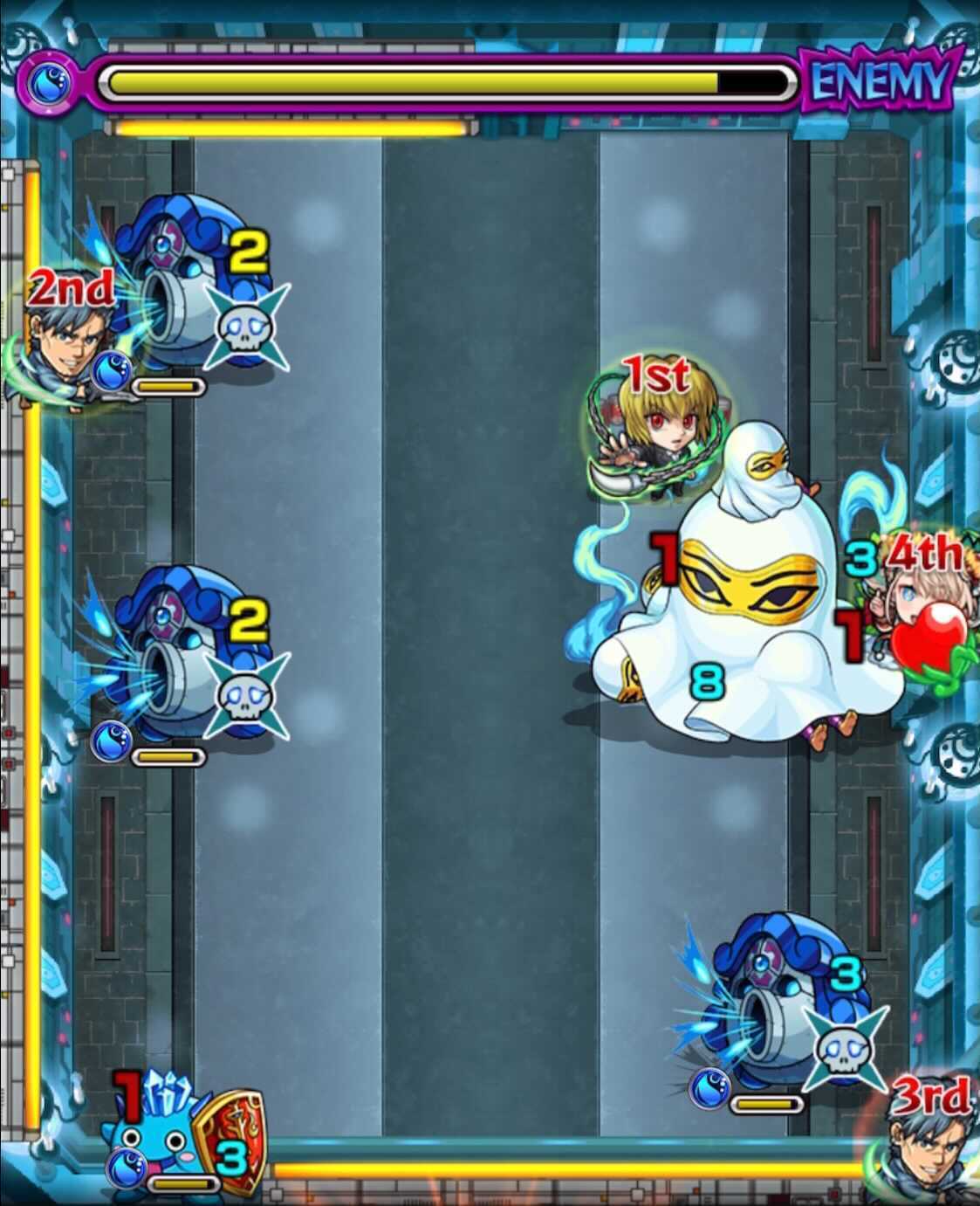 モンスト 栄冠の闘技場 メジェド ステージ2