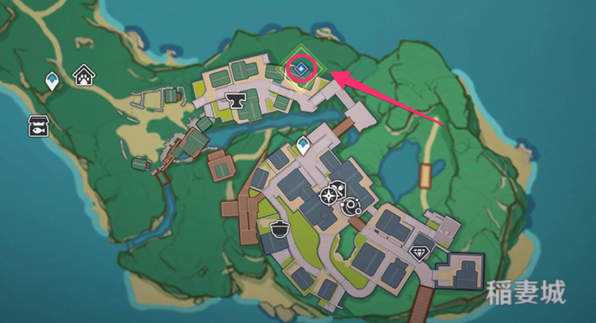 リュドヒカが隠れる場所に向かう