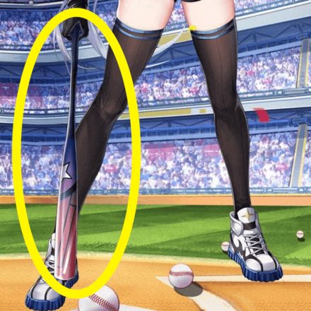 少女廻戦の雷力付与バットのタップする場所