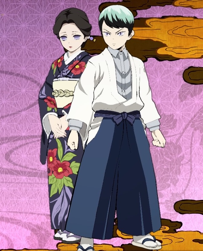 【愈史郎・珠世】書生服・着物の衣装画像