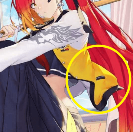 少女廻戦の龍紋のジャケットのタップする場所