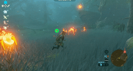 ブレスオブザワイルド　③から④へ移動