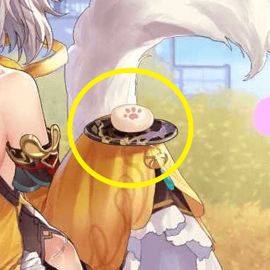 少女廻戦の盗んできた猫の手餅のタップする場所