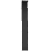 シンプルなはしらのブラックの画像