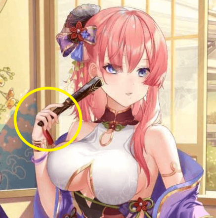 少女廻戦の十二奇策のタップする場所