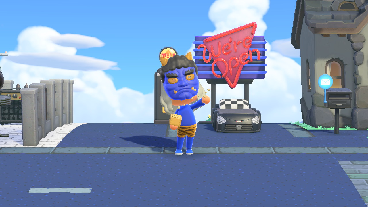 豆まきセットはAボタンで豆まきができる