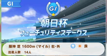 朝日杯フューチュリティステークス