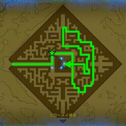 ブレスオブザワイルドの断崖の試練の攻略ルート1