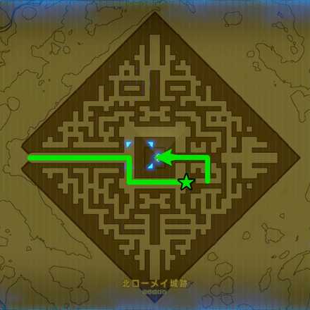 ブレスオブザワイルドの断崖の試練の攻略ルート2