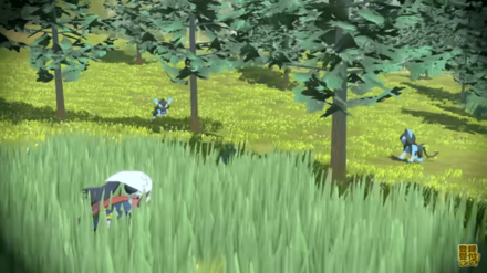 逃げやすいポケモンは隠れて近づく