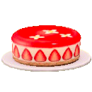 ははのてづくりケーキのストロベリー＆フラワーの画像