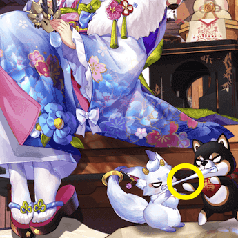 少女廻戦の超強靭なお餅のタップする場所