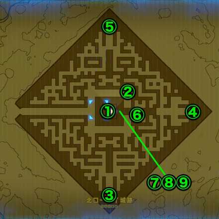 ブレスオブザワイルドの断崖の試練の宝箱の場所