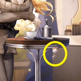 少女廻戦の幸運の毛玉のタップする場所