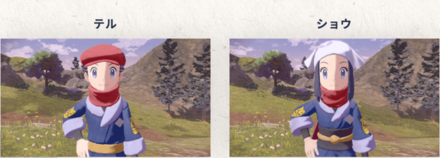 選んだ見た目によってもう片方のキャラが登場する