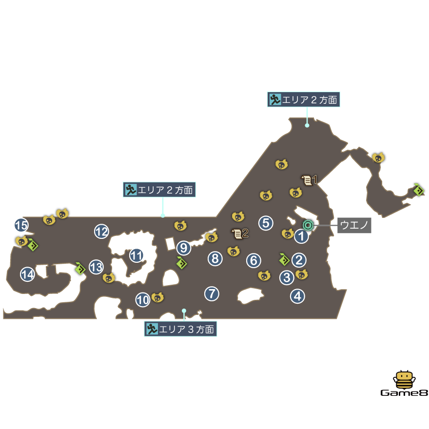 ウエノのマップ