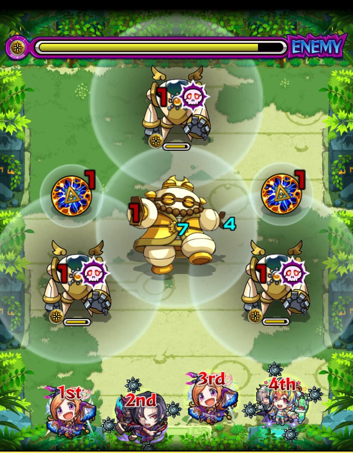 モンスト 未開の大地29 ステージ1