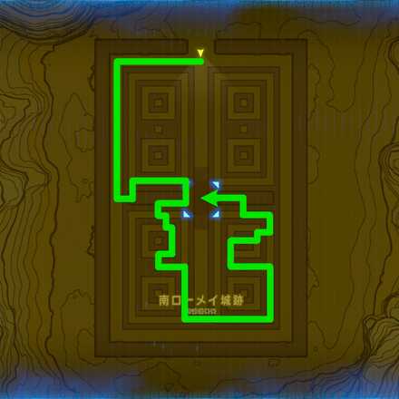 ブレスオブザワイルドの砂漠の試練の攻略ルート1