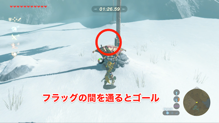 ブレスオブザワイルド　上級コースのゴール