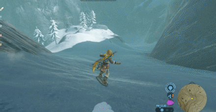 ブレスオブザワイルド　②は左側のルートへ進む