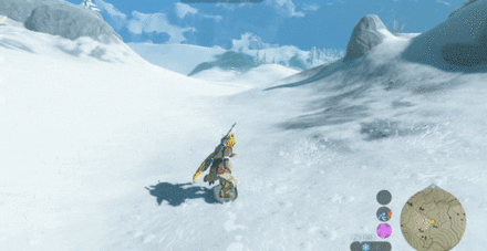 ブレスオブザワイルド　①は左側のルートへ進む