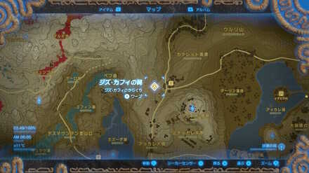 ジズカフィの祠拡大マップ