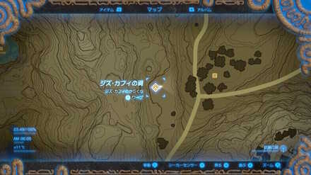 ジズカフィの祠最拡大マップ