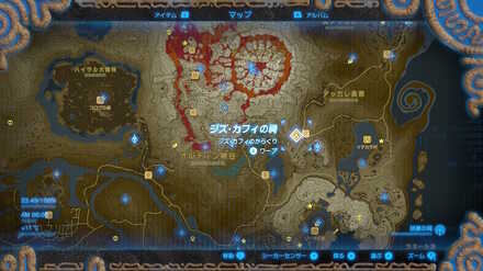 ジズカフィの祠マップ