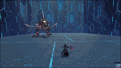 PSO2NGSのリゼントスの転びモーション